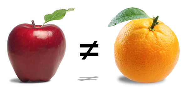 apple vs orange